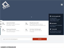 Tablet Screenshot of gymbgd.de